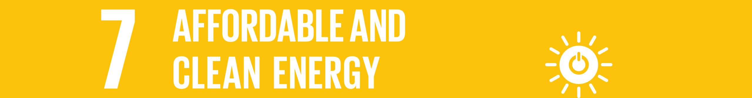 SDGs7 可負擔的潔淨能源「確保所有的人都可取得負擔得起、可靠、永續及現代的能源」