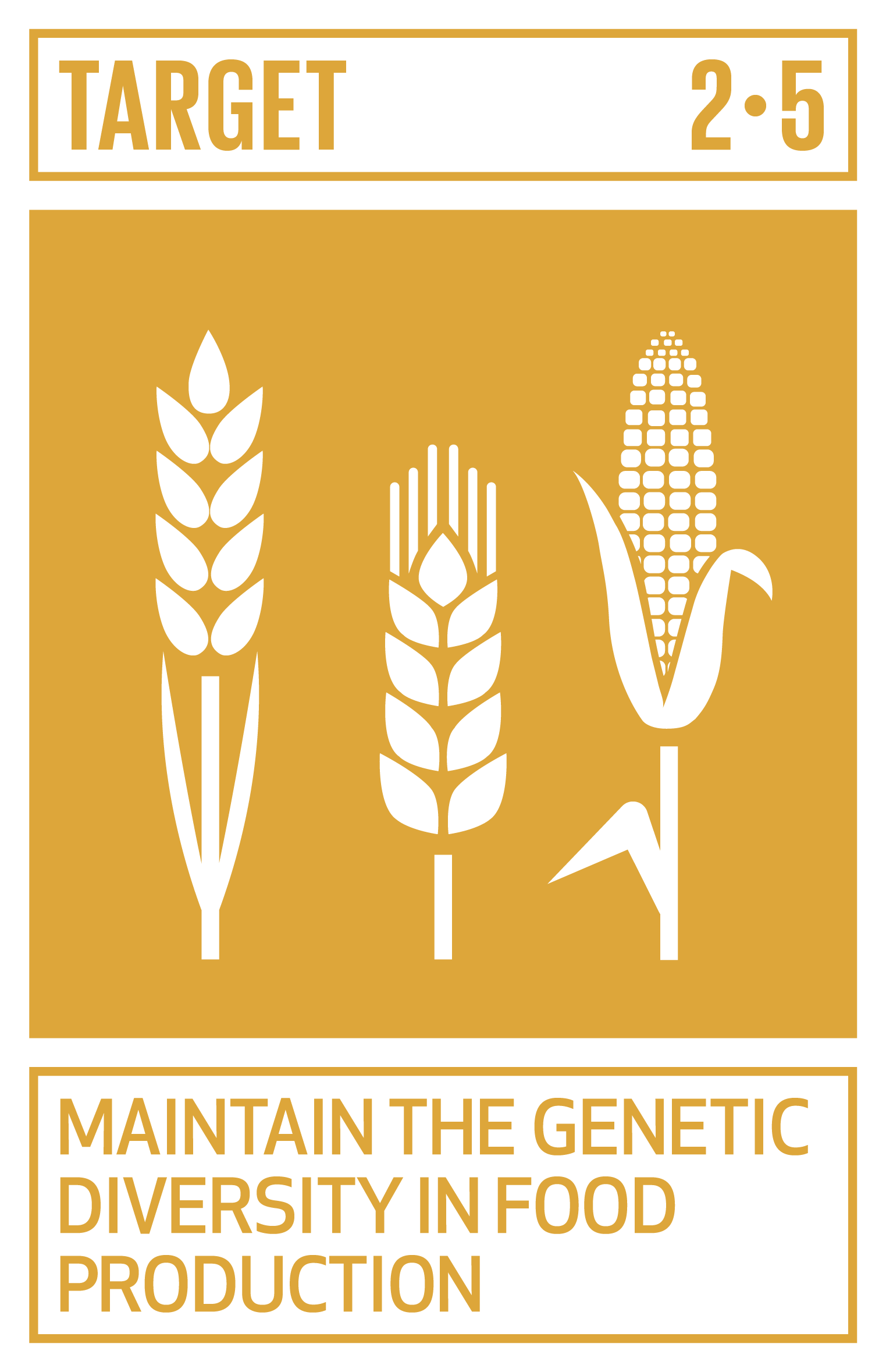 Goal,target,永續發展目標SDGs2目標2.5 保持糧食生產中的基因多樣性