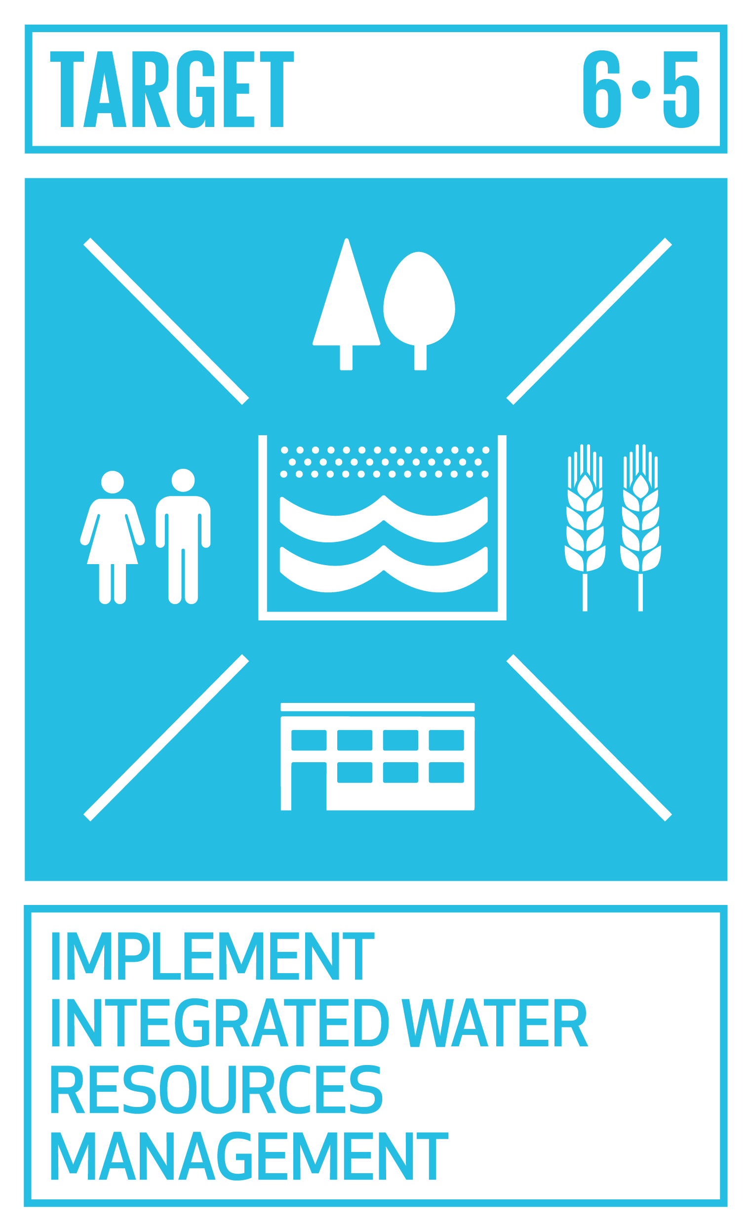 Goal,target,永續發展目標SDGs6,目標6.5實施水資源綜合管理