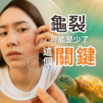 肌膚出現乾裂、脫屑、發癢的狀況嗎？那可能是你少了「這個關鍵」——建構穩固的保濕屏障！就像烏龜有厚實的龜殼保護自己，我們的肌膚也需要守護膜！